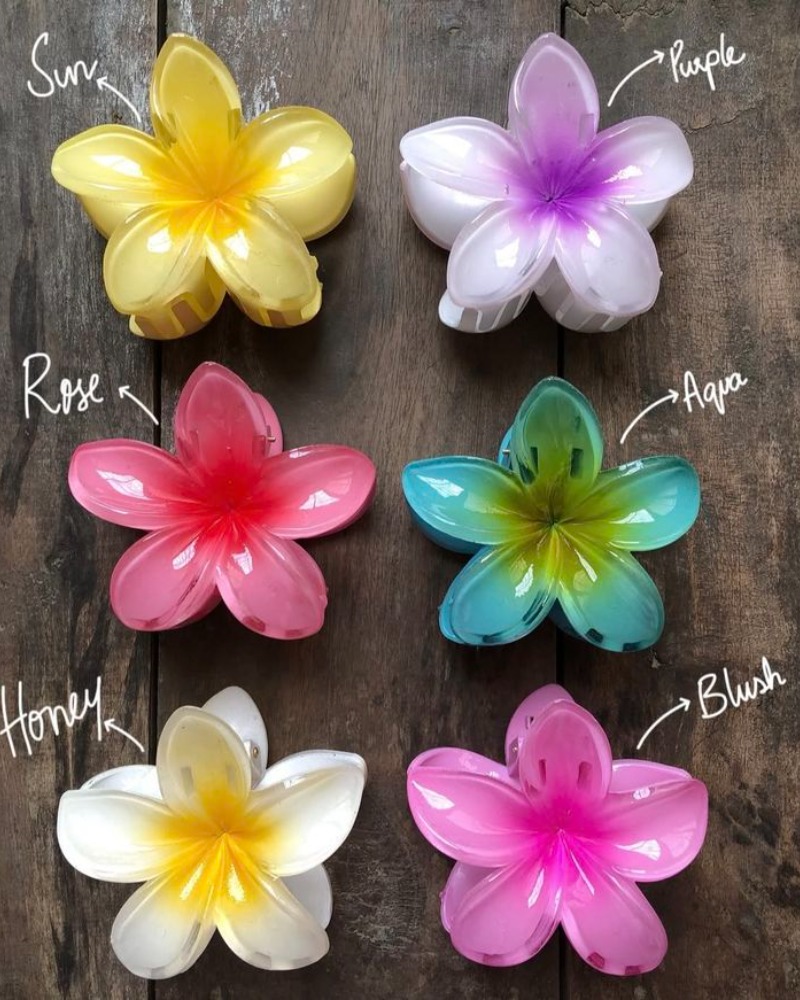 Flower Hair Claw (Multi-Color Options)