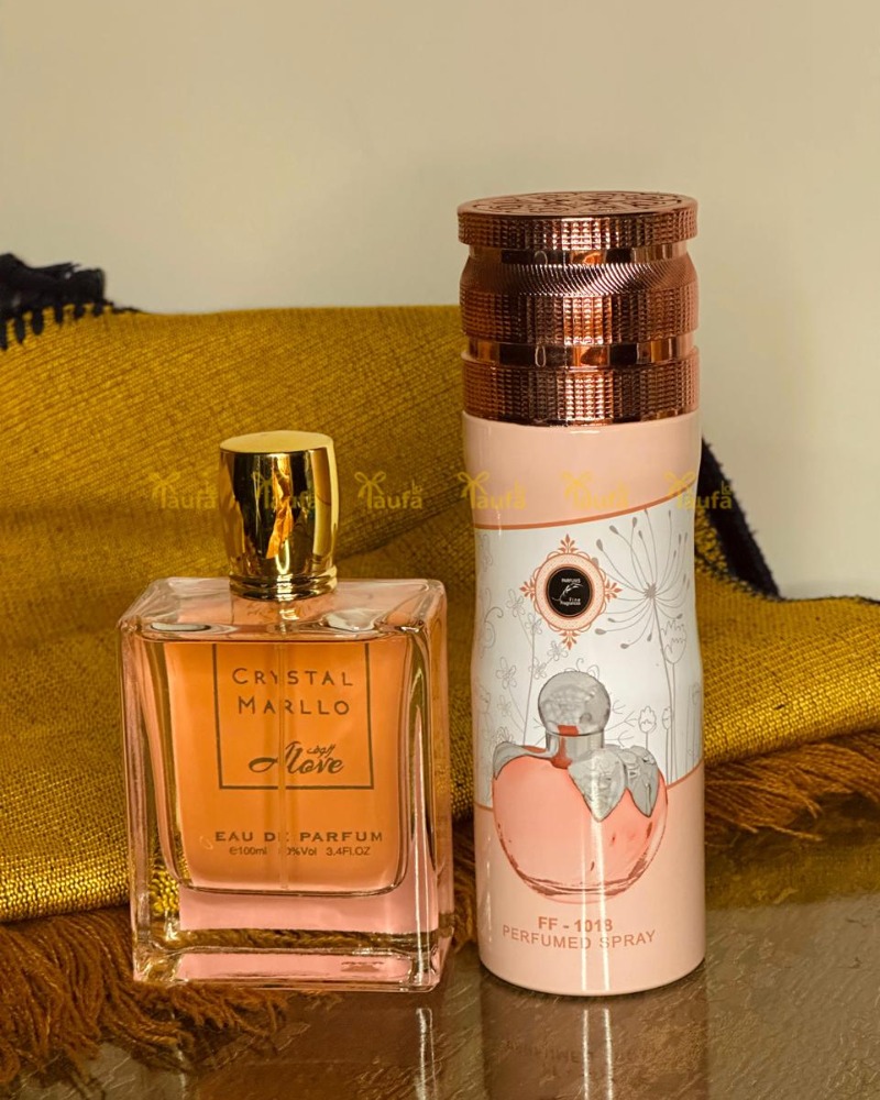 Crystal Marllo Women Perfume & Body Spray Set