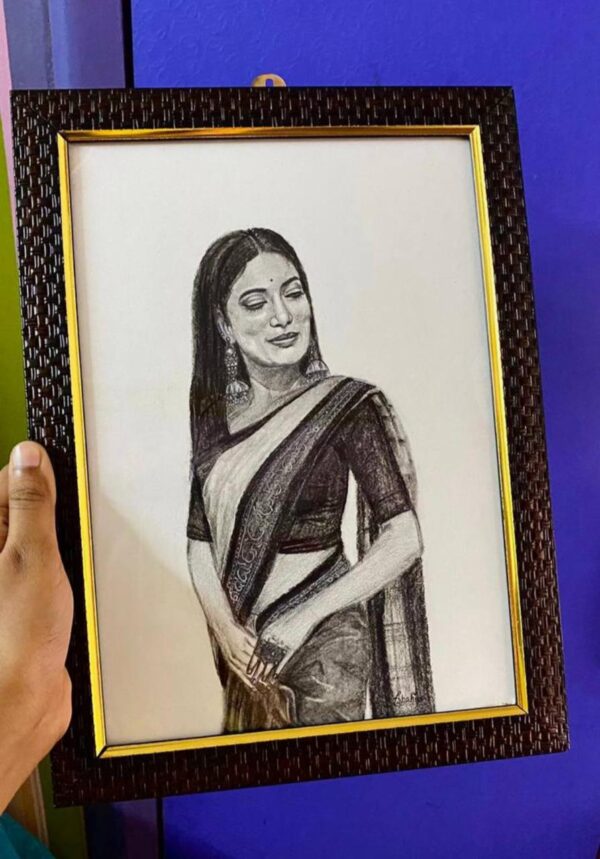 WhatsApp Image 2025-07-07 at 10.10.21 PM Hand Sketched Portrait with frame