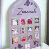 22 12 month - Baby's First Year Photo Memory Board