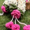 Richly Bloom Pink Crochet Warmalas (set of 2)