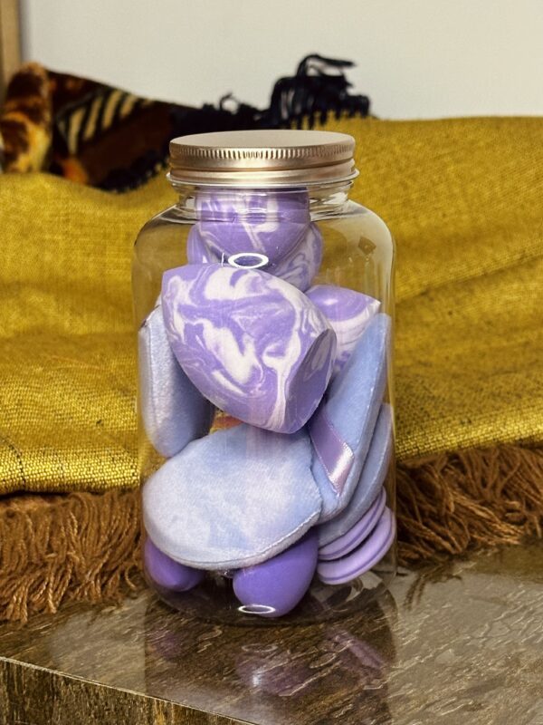 Makeup Sponge Jar Set (15pc)