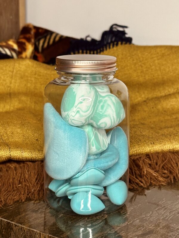 Makeup Sponge Jar Set (15pc)